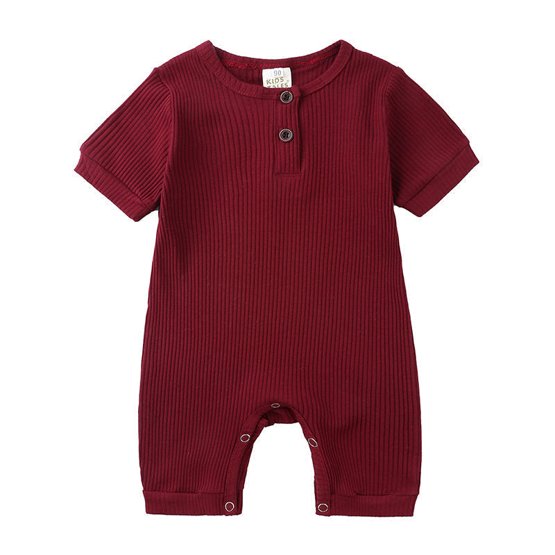 Baby Summer Romper | Soft Cotton with Easy Snap Closure