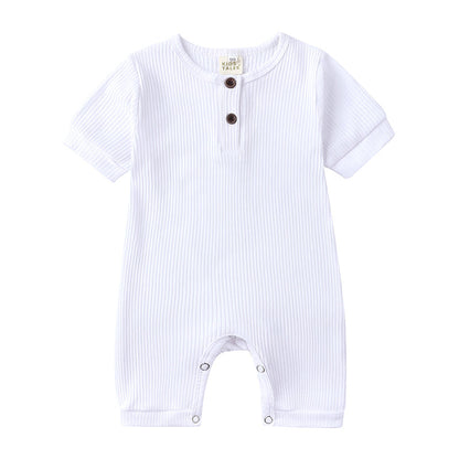 Baby Summer Romper | Soft Cotton with Easy Snap Closure