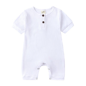 Baby Summer Romper | Soft Cotton with Easy Snap Closure