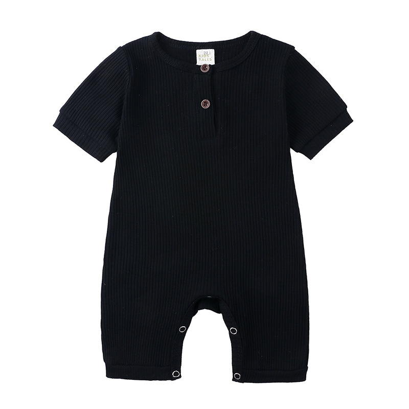 Baby Summer Romper | Soft Cotton with Easy Snap Closure