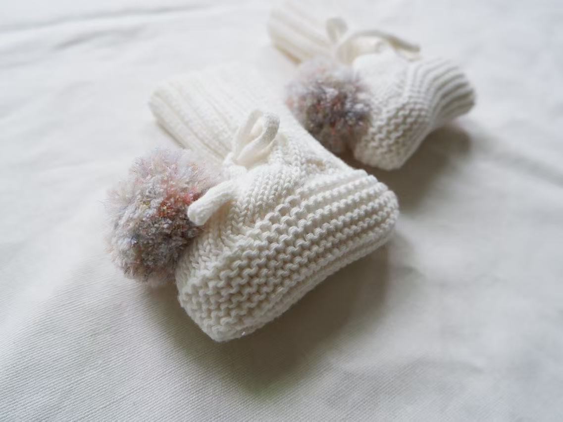 Knitted Baby Booties | Soft, Warm, Unisex Slippers