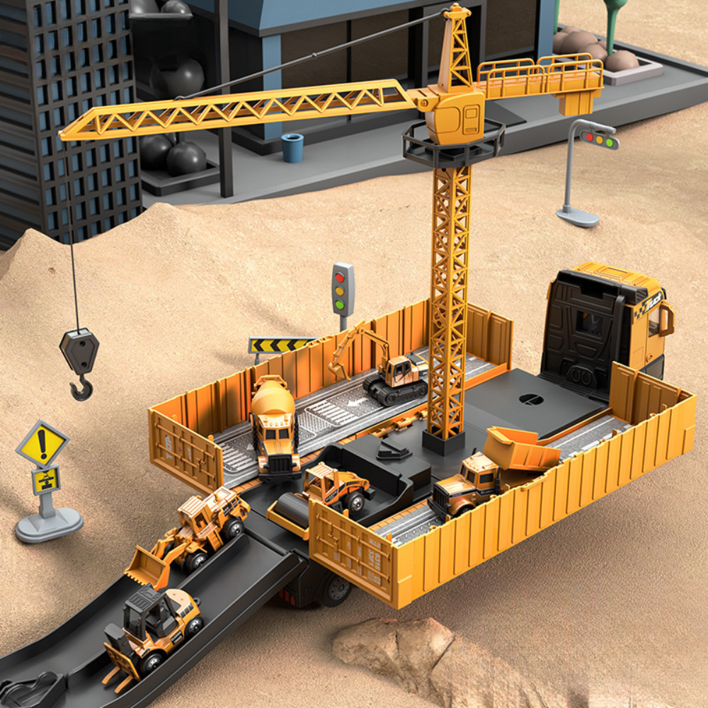 Construction Crane Truck Playset | Engaging Interactive Play for Kids