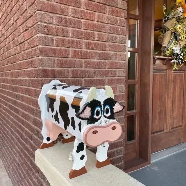 Animal Mailbox Sculpture | Handcrafted, Weatherproof Outdoor Décor
