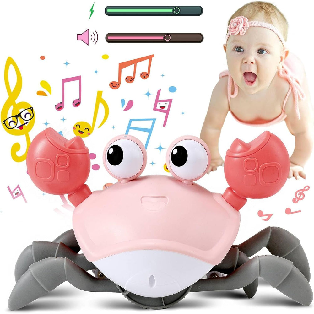 Crawling Crab Baby Toy | Interactive Music and Lights