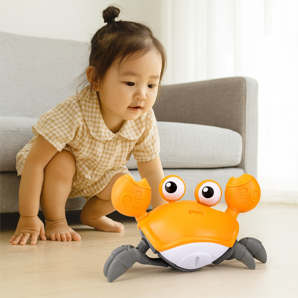 Crawling Crab Baby Toy | Interactive Music and Lights