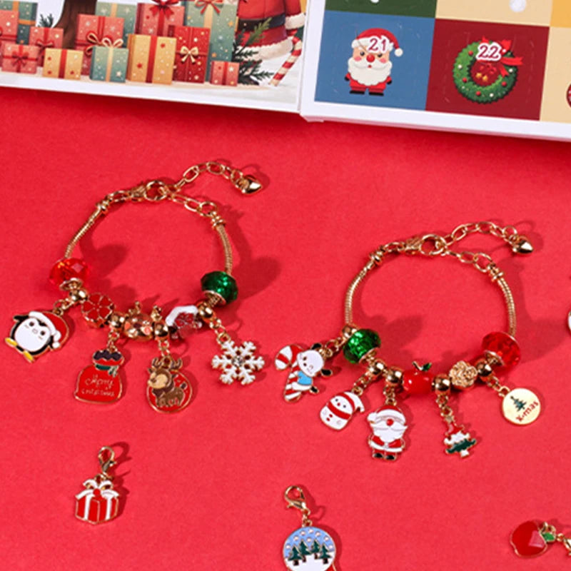 Children's Christmas Bracelet Kit | Colorful Countdown to Holiday Magic