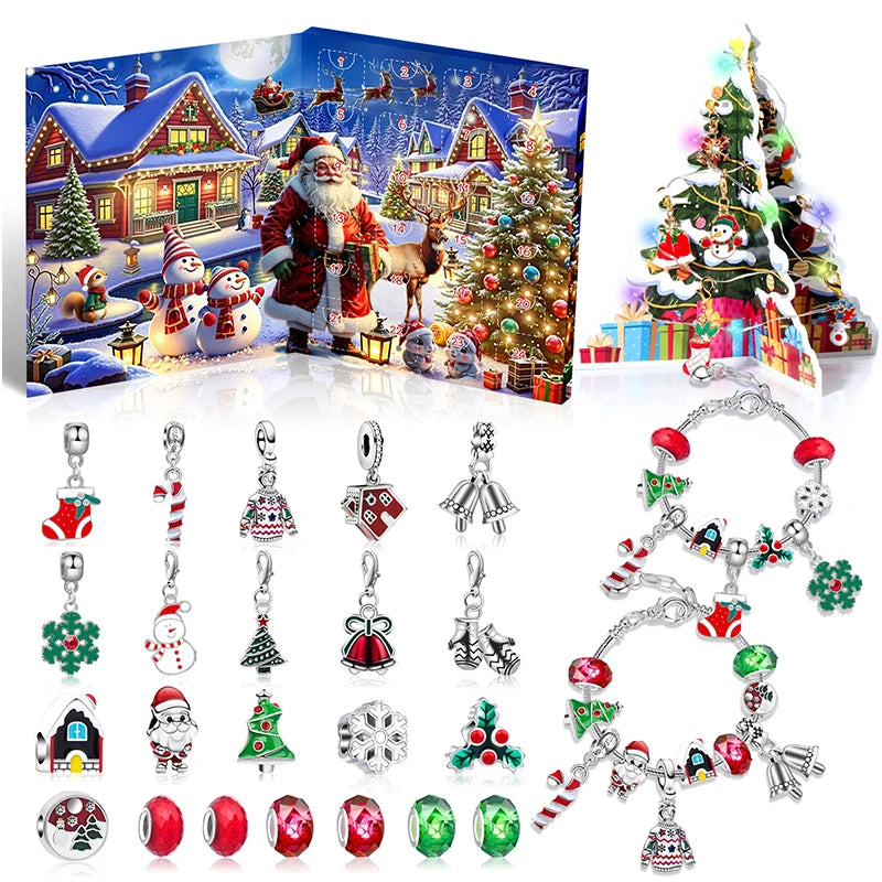 Children's Christmas Bracelet Kit | Colorful Countdown to Holiday Magic