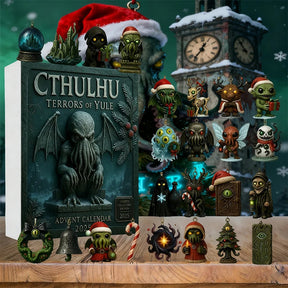 Halloween Acrylic Advent Calendar | 24 Spooky Ornaments for Decor