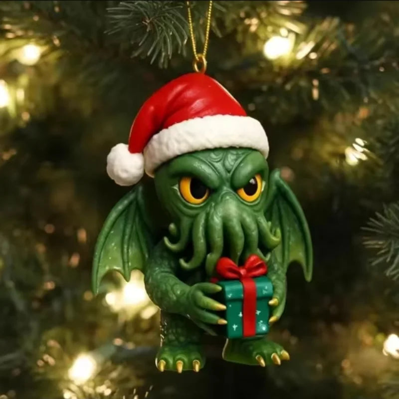 Halloween Acrylic Advent Calendar | 24 Spooky Ornaments for Decor