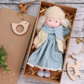 Plush Dress-Up Doll | Soft Cuddly Body with Accessories