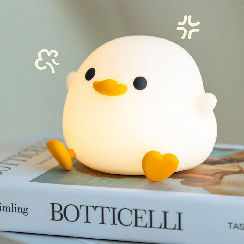 Duck Night Light | Soft Silicone with Timer Function