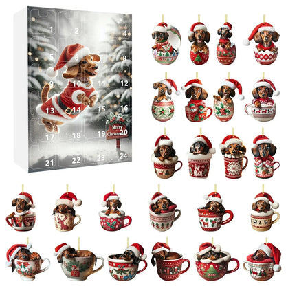 Dachshund Advent Calendar | Festive Countdown with 24 Surprises