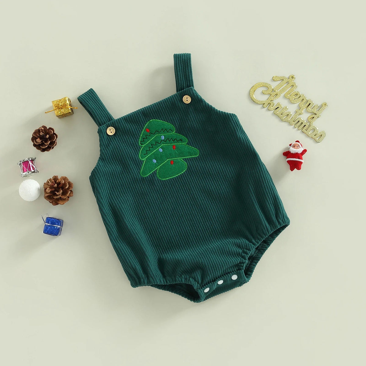 Christmas Overall Romper | Unique Design, Comfortable Fit