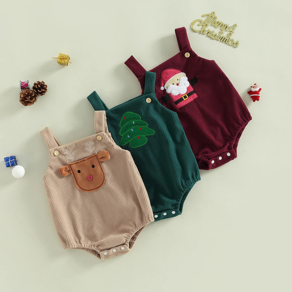 Christmas Overall Romper | Unique Design, Comfortable Fit