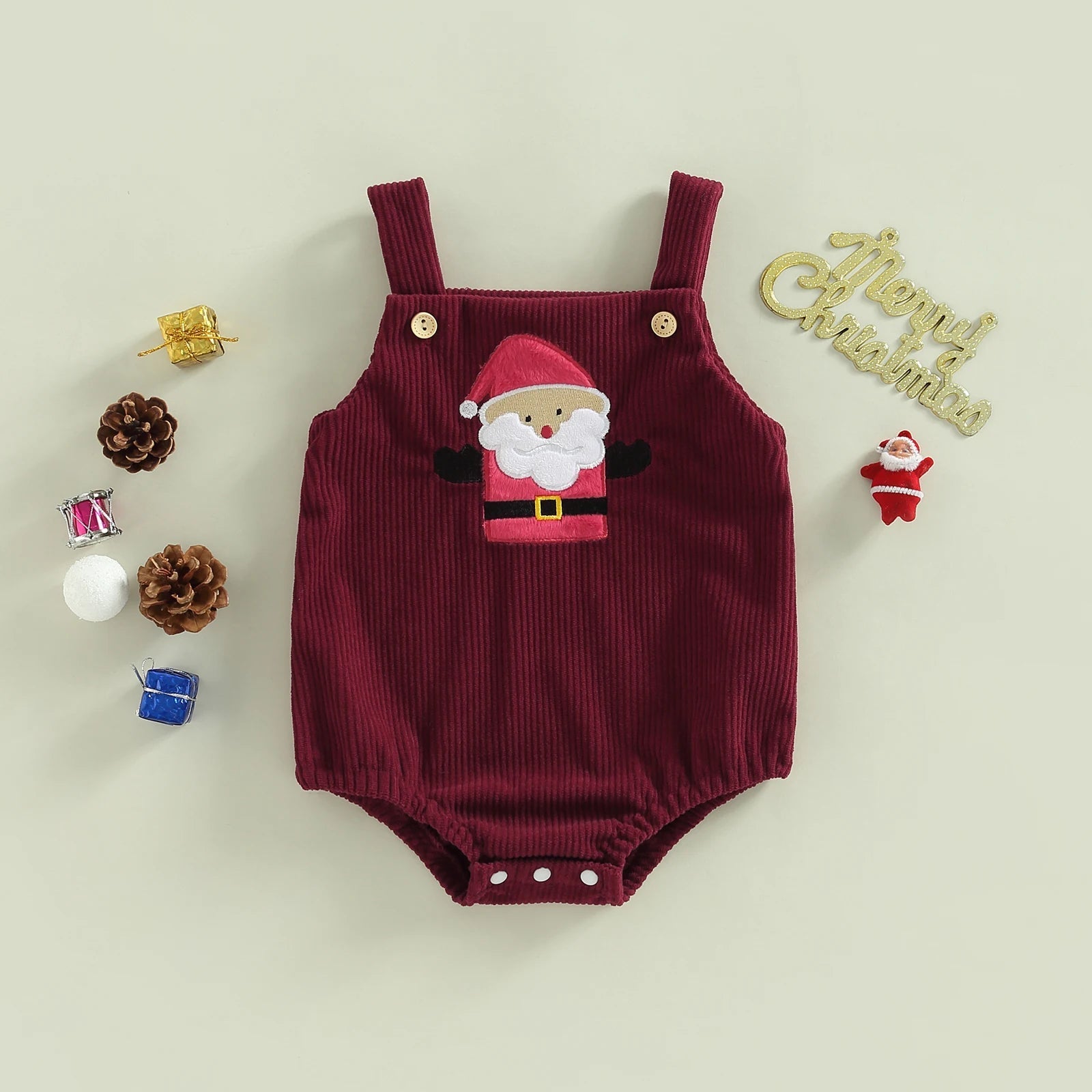 Christmas Overall Romper | Unique Design, Comfortable Fit