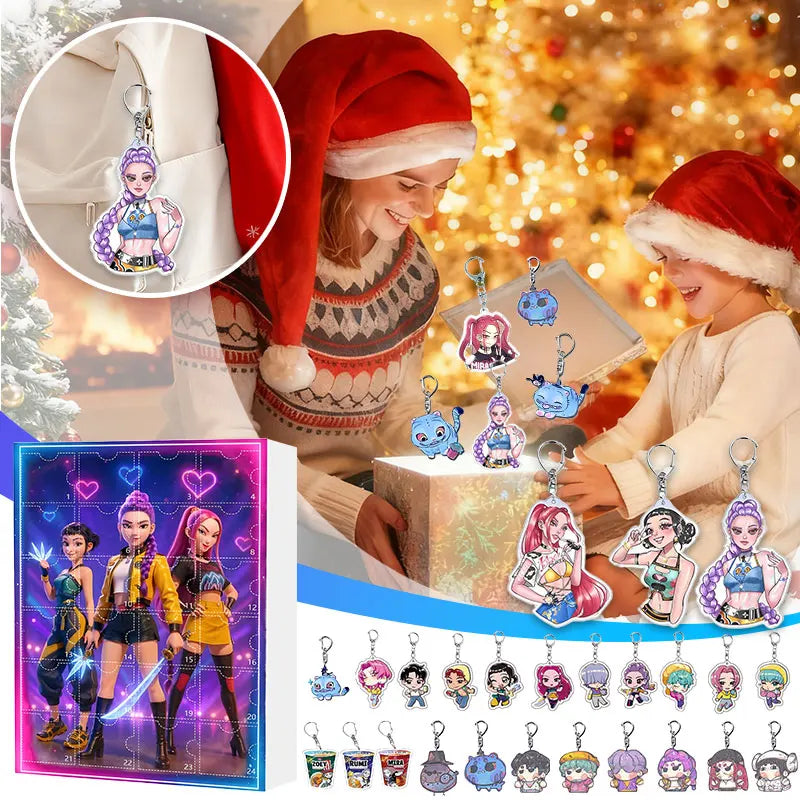 K-Pop Advent Calendar | 24 Exclusive Demon Keychains