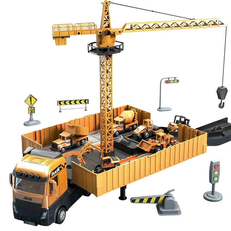 Transforming Construction Truck Playset | Inspires Creativity and Skill Development