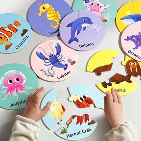 Animal Puzzle for Kids | 3-Piece Learning Toy for Creativity