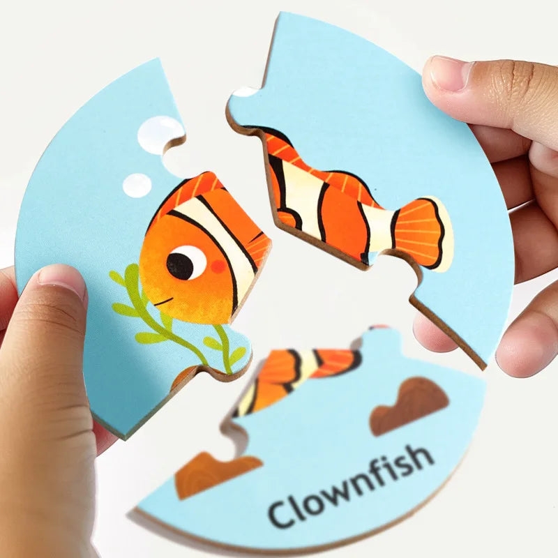 Animal Puzzle for Kids | 3-Piece Learning Toy for Creativity