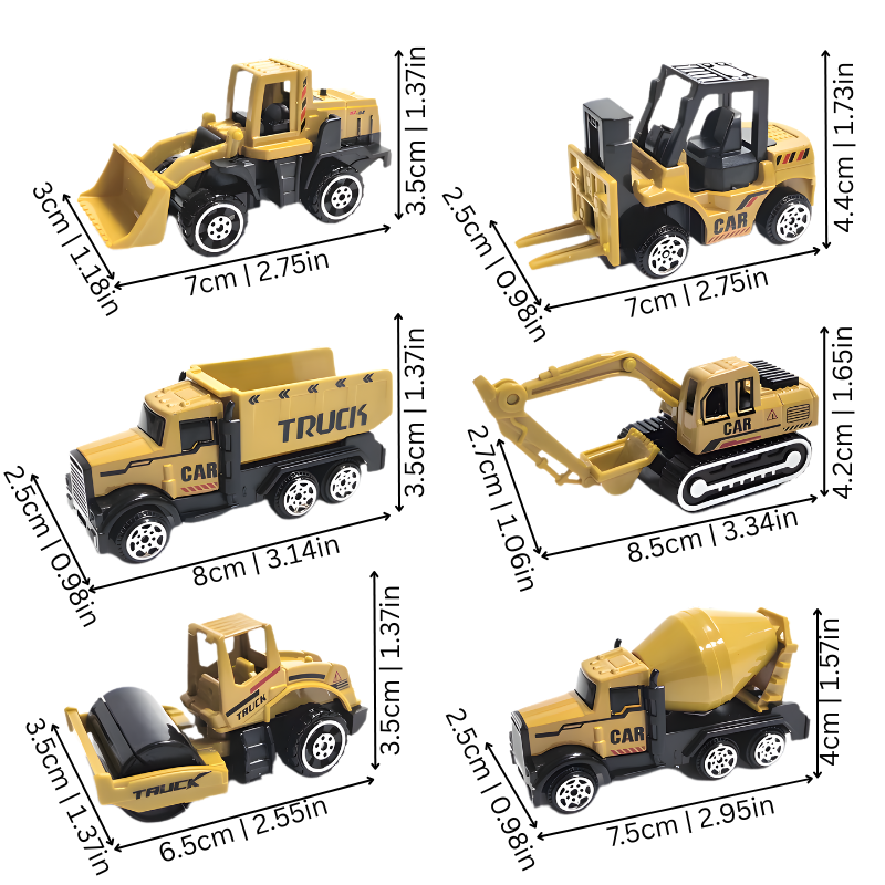 Construction Vehicle Playset | Encourages Imagination and Teamwork