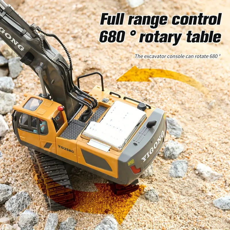 RC Excavator Toy | 11 Functions for Realistic Play