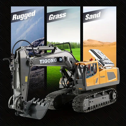 RC Excavator Toy | 11 Functions for Realistic Play