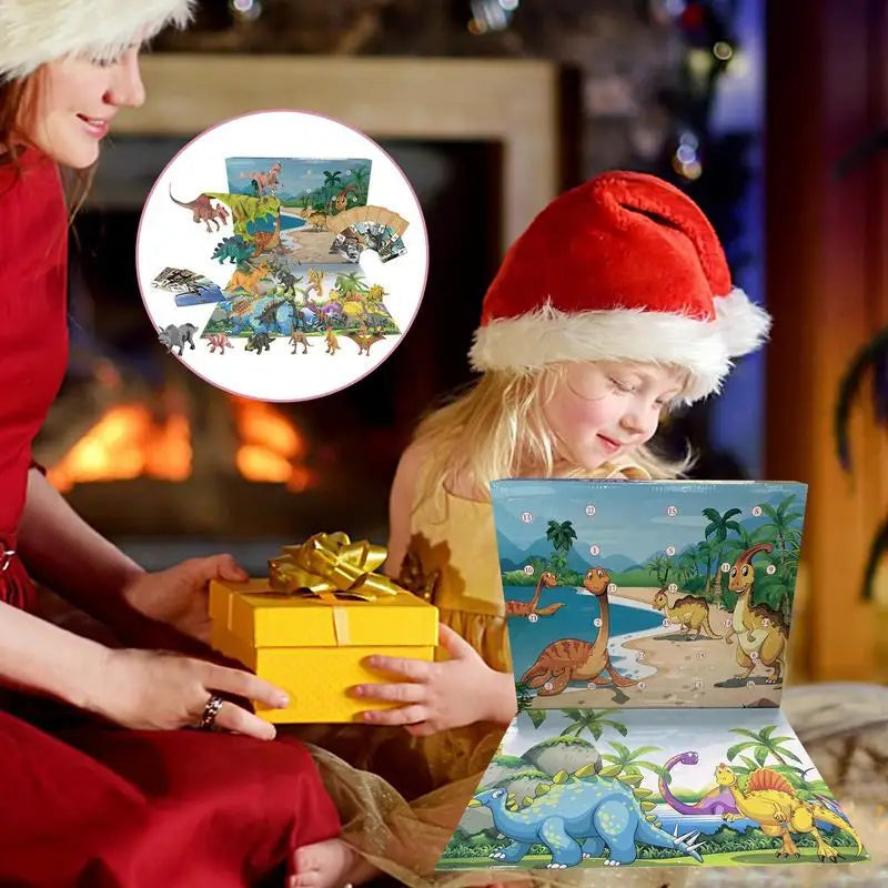 Dinosaur Advent Calendar | Fun Christmas Countdown with Surprises