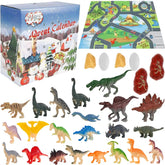 Dinosaur Advent Calendar | 28 Miniature Figures with Play Mat