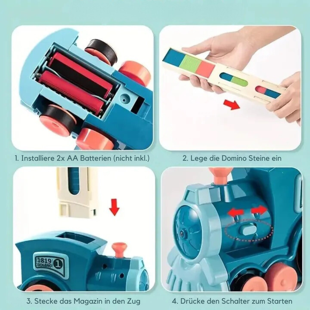 Domino Train Toy | Engaging Learning and Stacking Fun