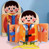 Montessori Dressing Board for Kids | Fun Learning Tool for Independence