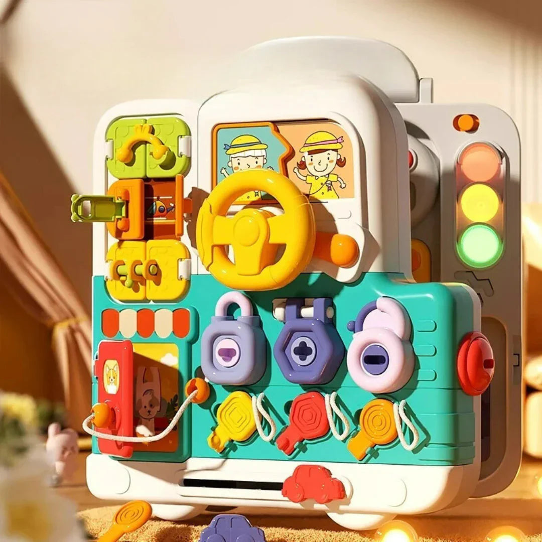 Kids Interactive Activity Board | Develops Fine Motor Skills and Logic