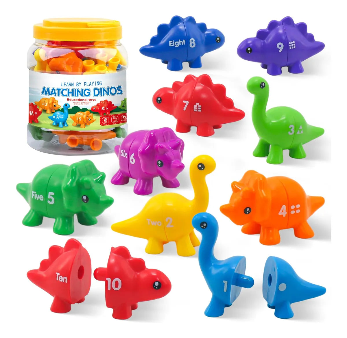 Dinosaur Learning Game | Boosts Motor Skills & Color Recognition