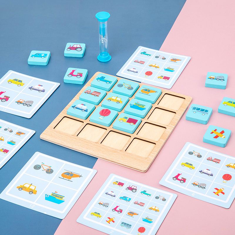 Wooden Memory Game for Kids | Boosts Memory and Fine Motor Skills