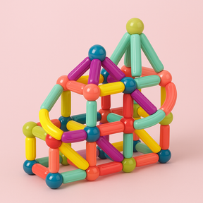 Magnetic Building Sticks | Creative Eco-Friendly Educational Toy