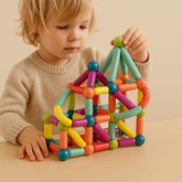 Magnetic Building Sticks | Creative Eco-Friendly Educational Toy