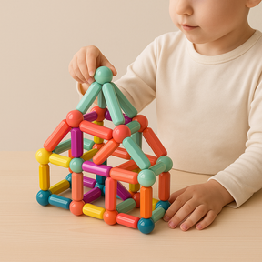 Magnetic Building Sticks | Creative Eco-Friendly Educational Toy