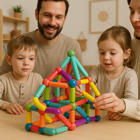 Magnetic Building Sticks | Creative Eco-Friendly Educational Toy