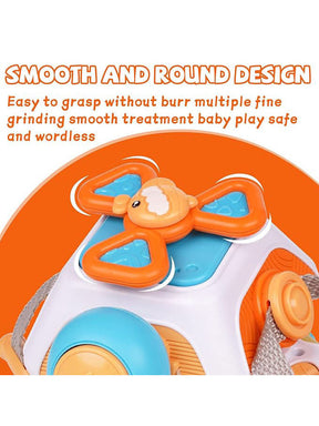 Montessori Educational Toy Cube | Develops Motor Skills for Ages 1-4