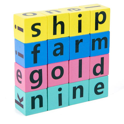 Wooden Letter Blocks Game | Fun English Learning for Kids