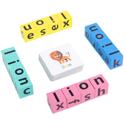 Wooden Letter Blocks Game | Fun English Learning for Kids