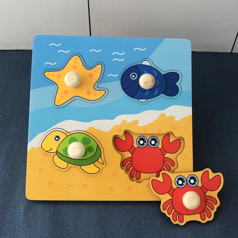 Wooden Fruit Puzzle for Kids | Boosts Cognitive Growth and Fine Motor Skills