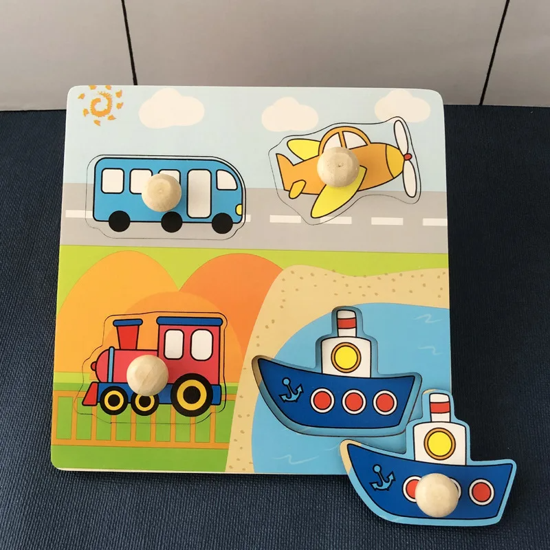Wooden Fruit Puzzle for Kids | Boosts Cognitive Growth and Fine Motor Skills