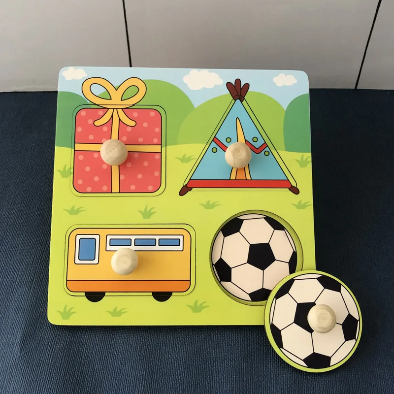 Wooden Fruit Puzzle for Kids | Boosts Cognitive Growth and Fine Motor Skills