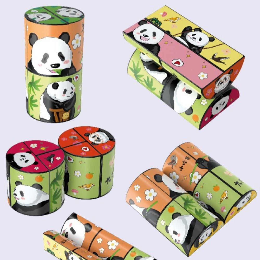 Panda Puzzle Cube | Fun and Educational Stress Relief
