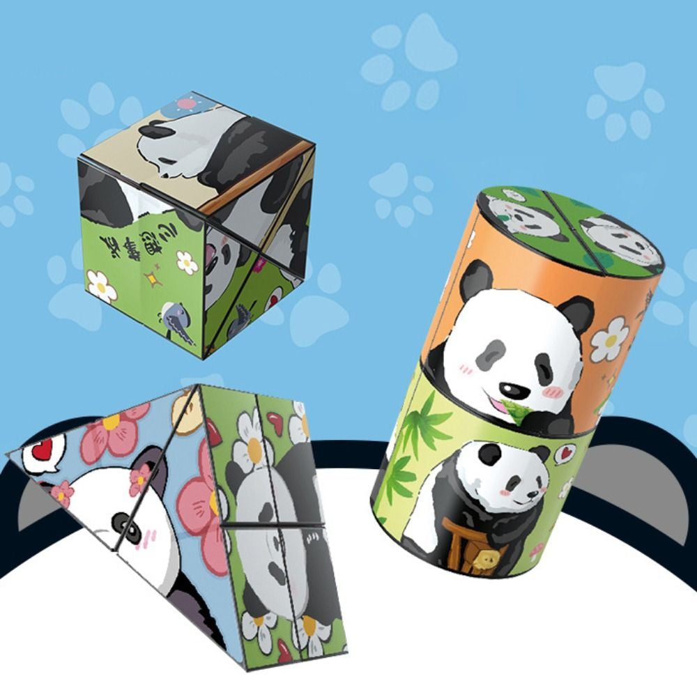 Panda Puzzle Cube | Fun and Educational Stress Relief
