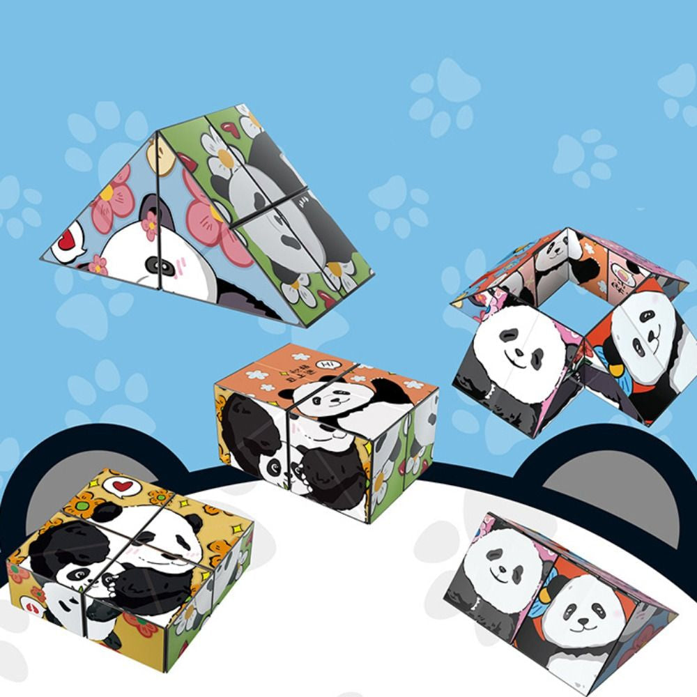 Panda Puzzle Cube | Fun and Educational Stress Relief