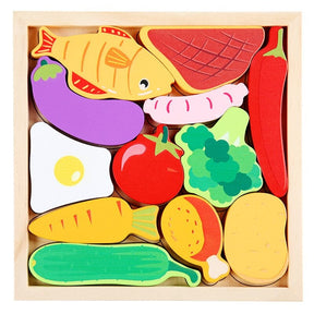 Wooden Shape Puzzle for Kids | Safe Motor Skills Development