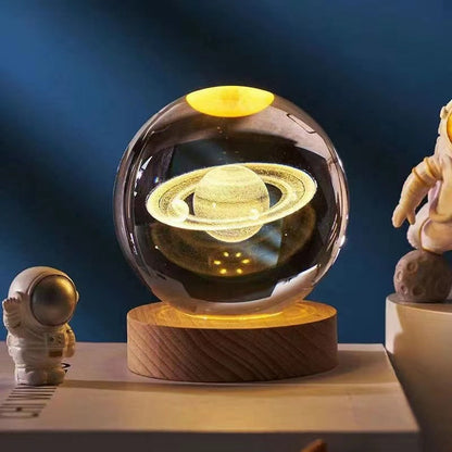 3D Night Lamp | Stylish USB Crystal Lighting