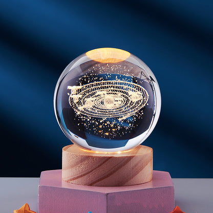 3D Night Lamp | Stylish USB Crystal Lighting