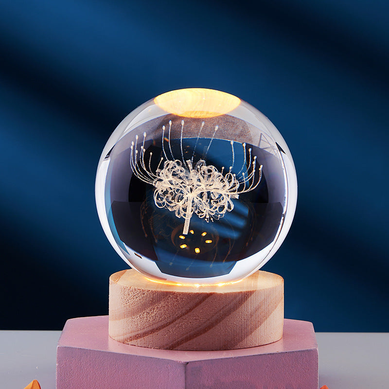 3D Night Lamp | Stylish USB Crystal Lighting